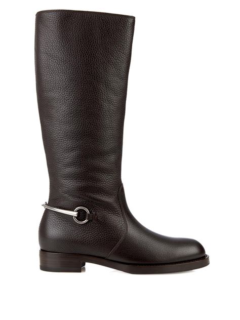 gucci mens horsebit boots|high heel Gucci boots women.